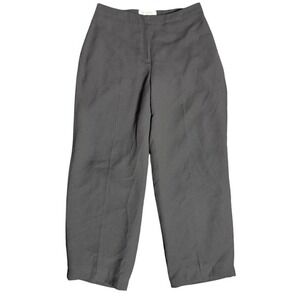 Vintage Judith Hart Women Size 8 Petite Black Straight Leg‎ Dress Pants Career